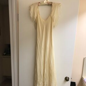 1980's Vintage Cream Great Gatsby style dress
